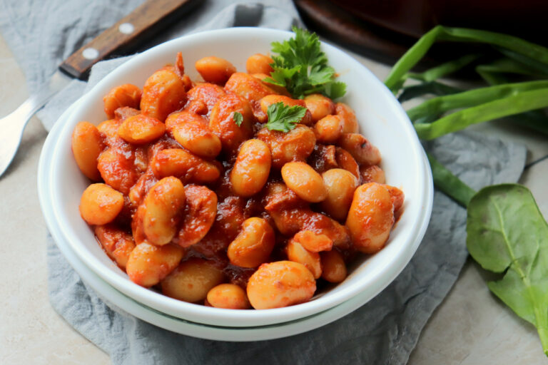 Southern Style Dutch Oven Baked Beans